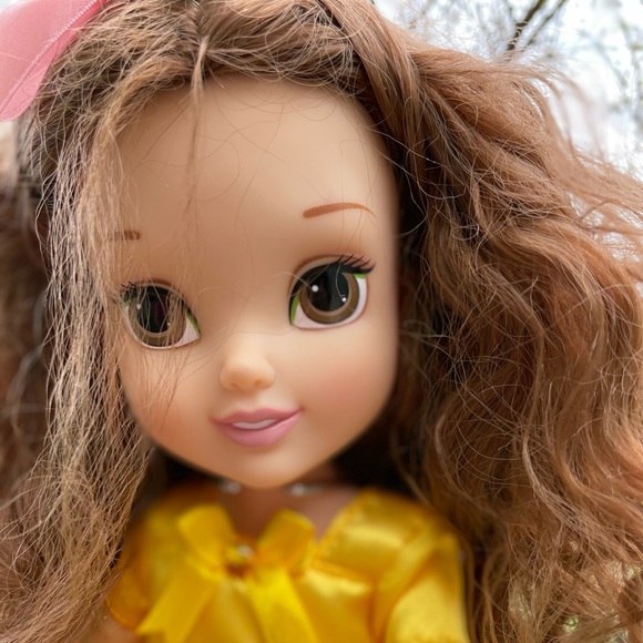 Disney Princess Belle Toddler Doll 16” Gold Dress Beauty and the Beast toy * - Picture 4 of 7